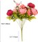 2 Silk Peony Bouquets - Vintage Artificial Peonies Lifelike Peony Flowers for Wedding Bridal Home Décor Beautiful Floral Centerpiece Arrangement